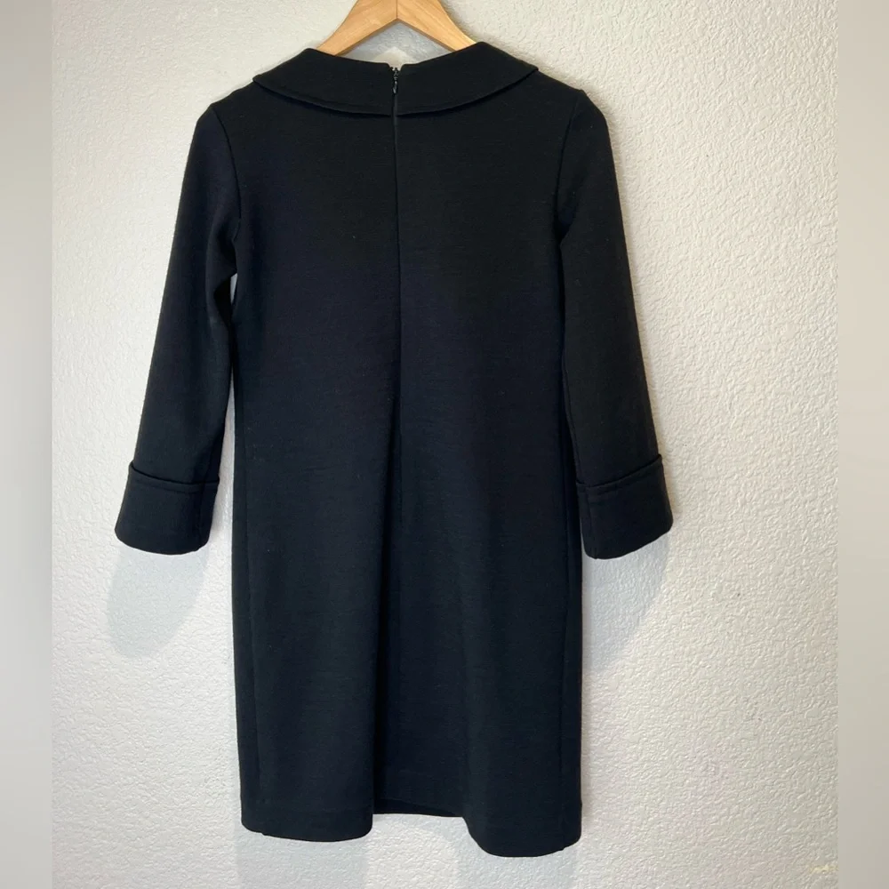 Michael Kors Vintage Black Wool Shift Dress, 2
